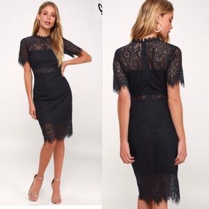 Lulu’s Remarkable Navy Dress - Worn Once